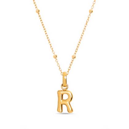 Ocean Pendant Necklace (Gold)