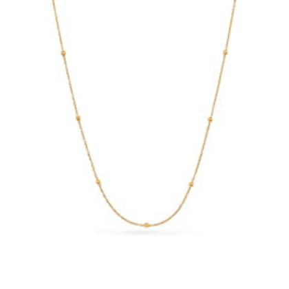 Sphere Chain Necklace (Gold)