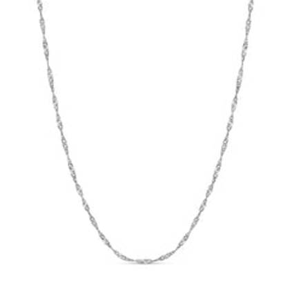 Twisted Chain Necklace (Silver)
