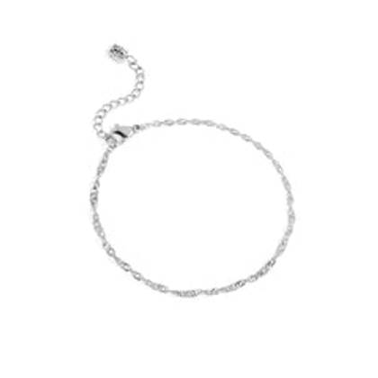 Twisted Chain Bracelet (Silver)
