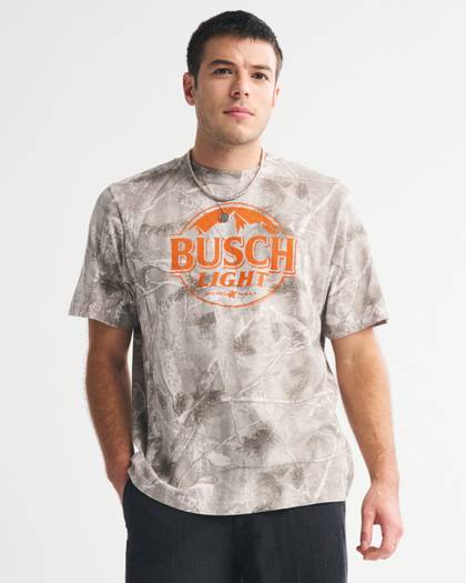 Busch Light Vintage-Inspired Graphic Tee