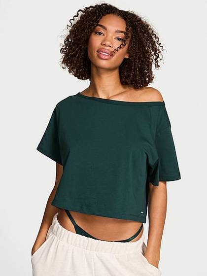 Slouchy Cropped Sleepshirt