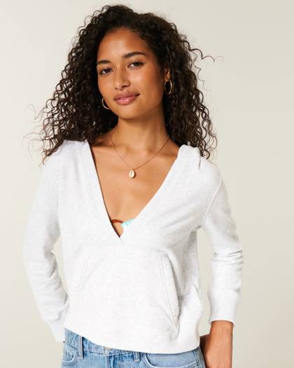 Easy V-Neck Hoodie