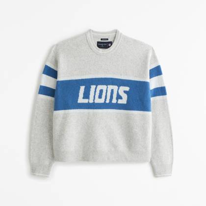 Detroit Lions Crew Sweater