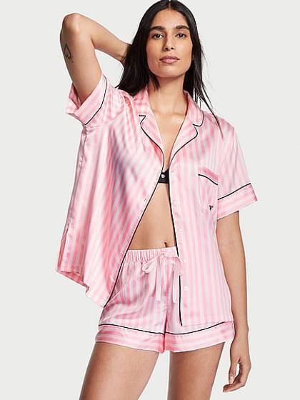 Satin Short Pajama Set