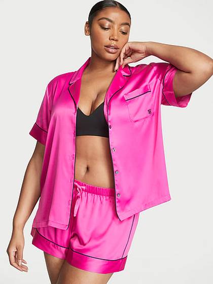 Satin Short Pajama Set