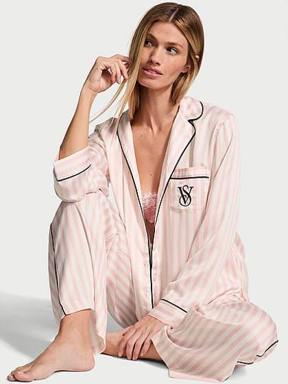 Satin Long Pajama Set
