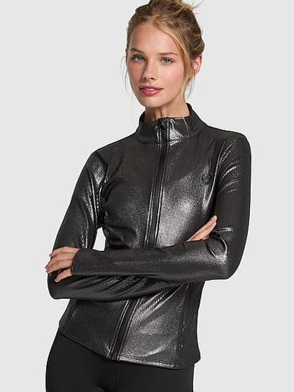 Relay Ribbed Full-Zip Jacket