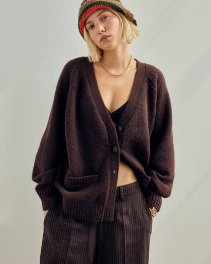 Dad V-Neck Cardigan