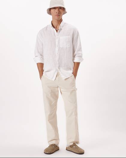 Linen Button-Up Shirt