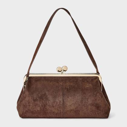 Kiss Lock Clutch Bag - A New Day™ Brown