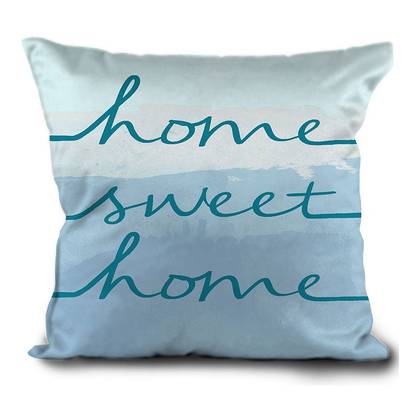 Home Fashions International Home Sweet Home Textured Print Throw Pillow