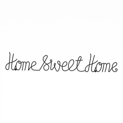 Lavish Home Cursive Home Sweet Home Wall Decor