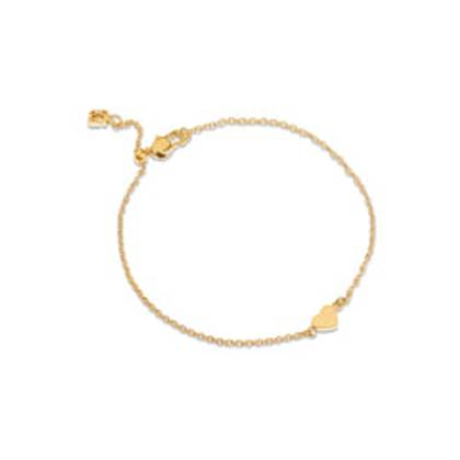 Made Mine Heart Bracelet (Gold)
