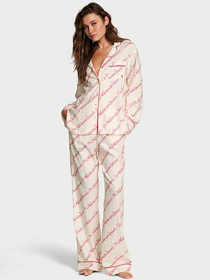 Cotton Flannel Long Pajama Set