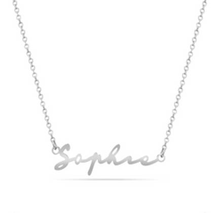 Signature Name Necklace (Silver)
