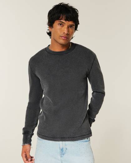Long-Sleeve Thermal Crew Shirt