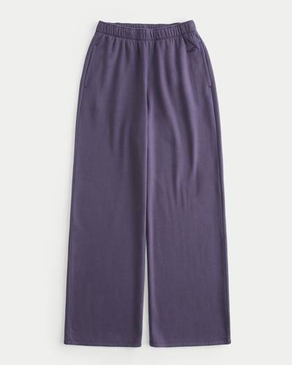 Wide-Leg Sweatpants