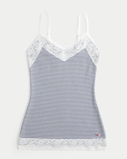 Lace Trim Layering Cami