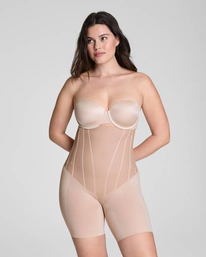 SPANXsupersculpt® TotalContour High-Waisted Mid-Thigh Short | Natural Bronze - Natural Bronze