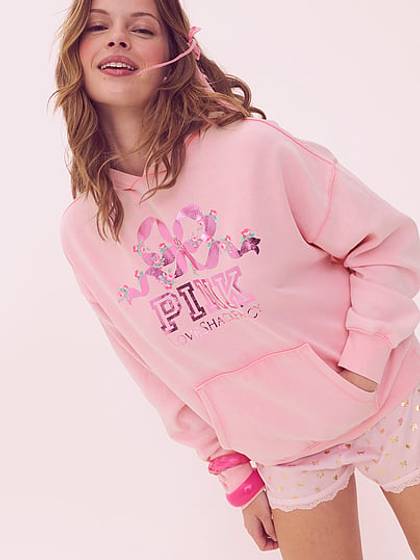 PINK x LoveShackFancy Oversized Hoodie