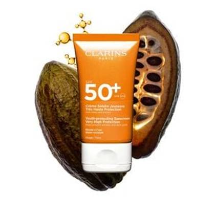 Clarins Youth-Protecting Face Sunscreen High Protection SPF50+ 50 ml