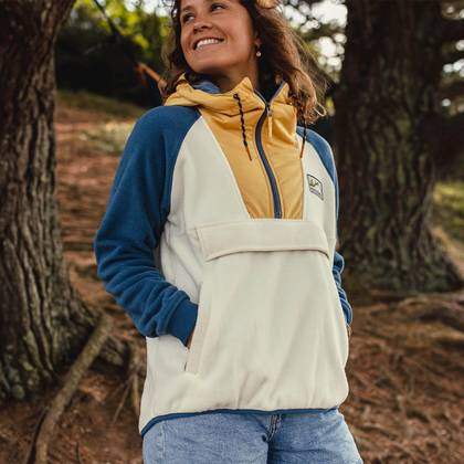 Alexander Polar Hooded Fleece - Egret