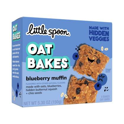 Little Spoon Blueberry Muffin Baked Oat Baked Bar Kids' Snacks - 5.3oz/5ct