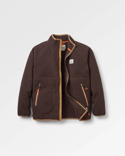 Fairbanks Full Zip Sherpa Fleece - Espresso