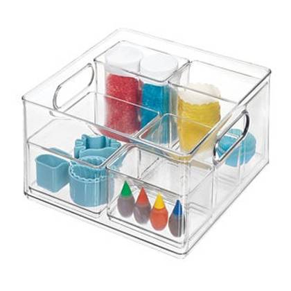 THE HOME EDIT&reg; Medium Bin Organizer Clear