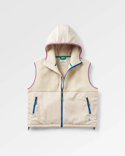 Beebalm Sherpa Fleece Vest - Oatmeal