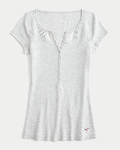 Short-Sleeve Icon Henley