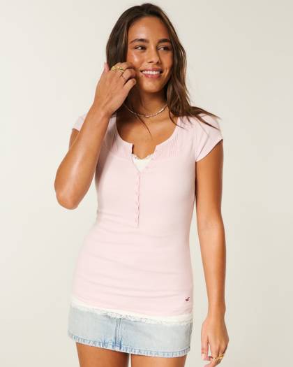 Short-Sleeve Icon Henley