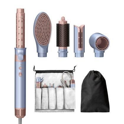 INFINITI PRO CONAIR Wet-to-Dry Styling Wand with Multiple Attachments & Storage Bag: Barrel Size 1", 1 1/4", For All Hair Types