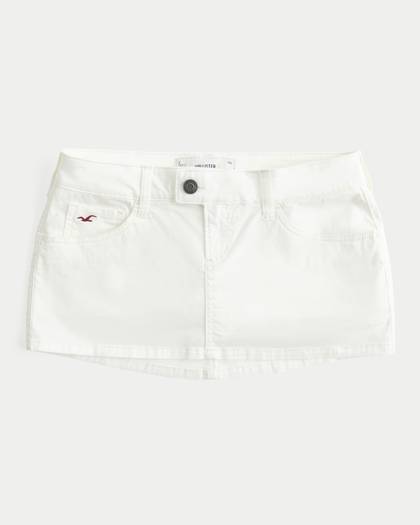 Ultra Low-Rise Twill Icon Micro Mini Skort