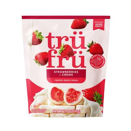 Tru Fru Freeze Dried Strawberries & Crème - 3.4 oz