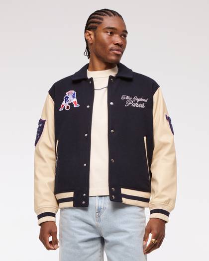New England Patriots Varsity Bomber Jacket