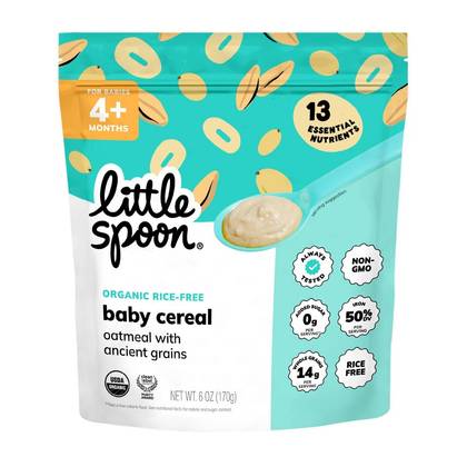 Little Spoon Organic Oatmeal Baby & Infant Cereal – 6oz