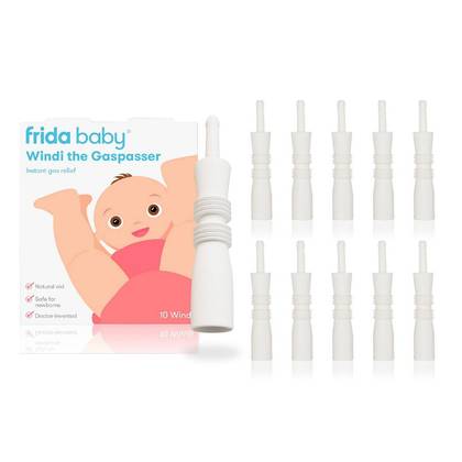 Frida Baby Windi the Gaspasser for Babies - 10ct: Digestive Health Tool, Travel Size, Gas Relief