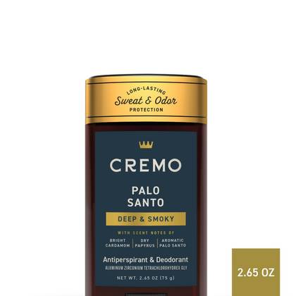 Cremo Solid Antiperspirant Palo Santo - 2.65oz