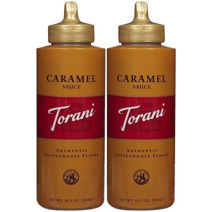 Torani Original Caramel Sauce, 16.5 Oz, (Pack OF 2)
