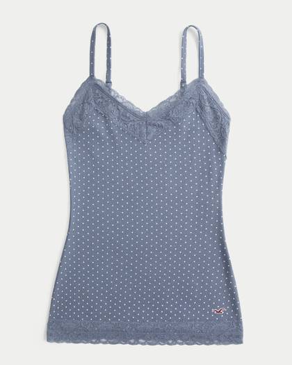 Lace Trim Layering Cami