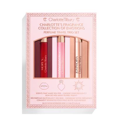 Charlotte Tilbury Fragrance Collection Of Emotions Perfume Travel Trio Set - Limited Edition Fragrance Kit