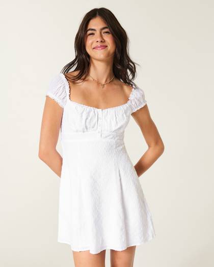 Henley Shirt Mini Dress