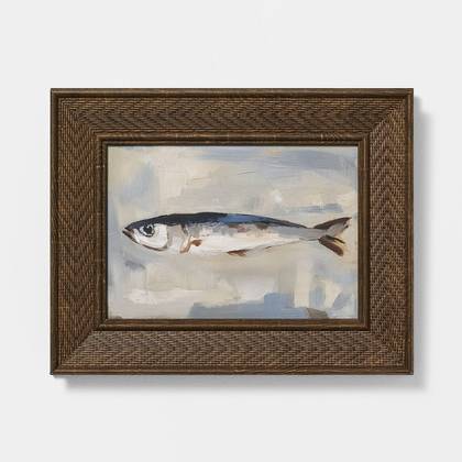 14"x11" Fish Still Life Wall Art - Threshold™ designed with Studio McGee