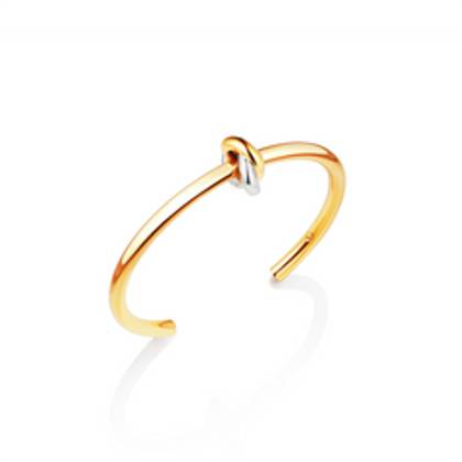Knot Bangle (Gold/Silver)