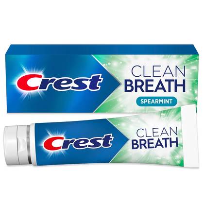 Crest Clean Breath Whitening Toothpaste - Spearmint - 4.6oz