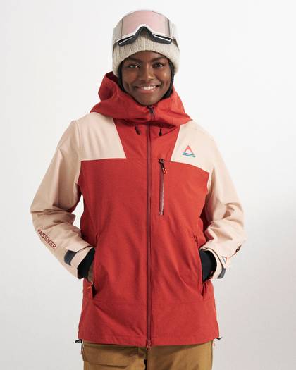 Snowscape Women's Jacket - Red Ochre/Blush