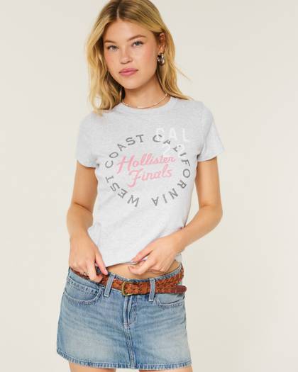 California Logo Graphic Baby Tee
