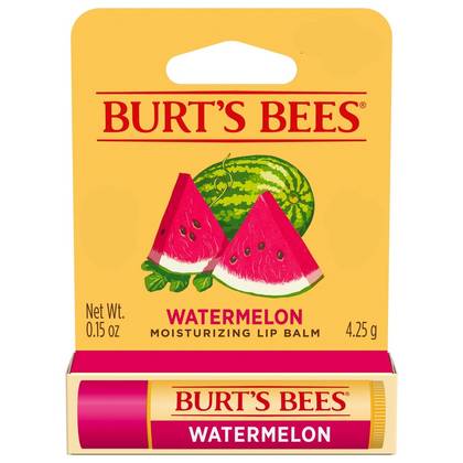 Burt's Bees 100% Natural Origin 24-Hour Moisturizing Lip Balm - Watermelon - 0.15oz​